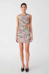 Misha Itzel Mini Dress - Dream Print