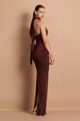 Nookie Charlize Multi-Way Maxi Dress - Chocolate