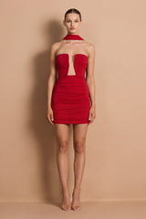 Nookie Charlize Multi-Way Mini Dress - Rouge
