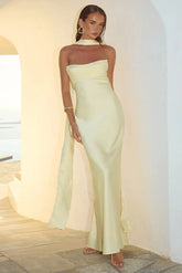 Madeleine Strapless Maxi Dress - Buttermilk