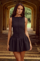 Nevah Mini Dress - Black
