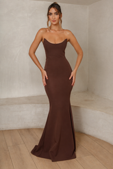 Celine Gown - Chocolate
