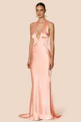 Nookie Scarlet Plunge Gown - Shell