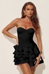 Tabitha Mini Dress - Black