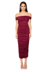 Nookie Element Midi Dress - Magenta