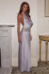 Marcella Maxi Dress - Silver