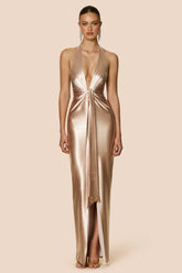 Nookie Mirabella Plunge Gown - Champagne