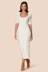Nookie Blair Midi Dress - White