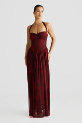 Flora Dress - Marble Print