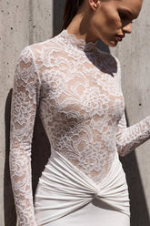Nookie Ever After LS Gown - Ivory