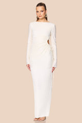 Nookie Mirage LS Gown - Cream