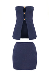 Nellie Mini Skirt - Midnight