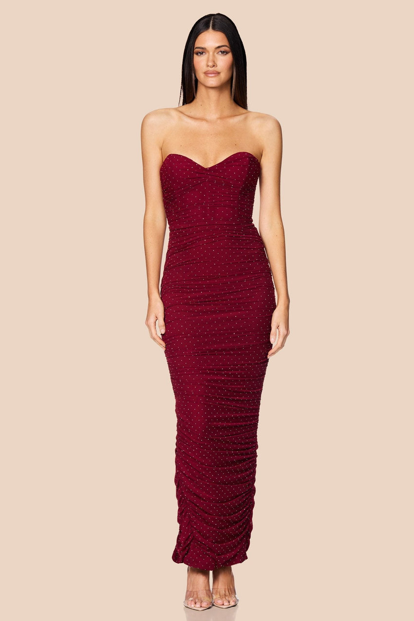 Nookie Noemie Maxi Dress - Wine