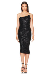 Nookie Demi Midi Dress - Black