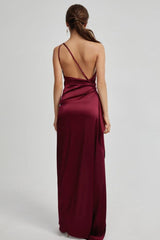 Samira Dress - Burgundy