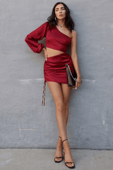 Stella Mini Dress - Wine