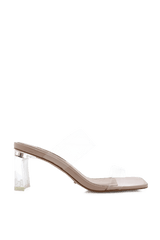 Xenia Heels - Nude Patent