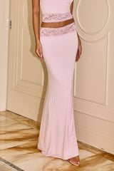 Claudia Maxi Skirt - Pink