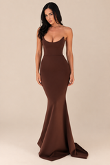 Celine Gown - Chocolate