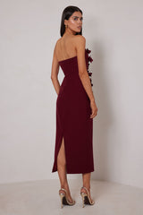 Halle Dress - Wine