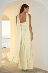Madeleine Strapless Maxi Dress - Buttermilk