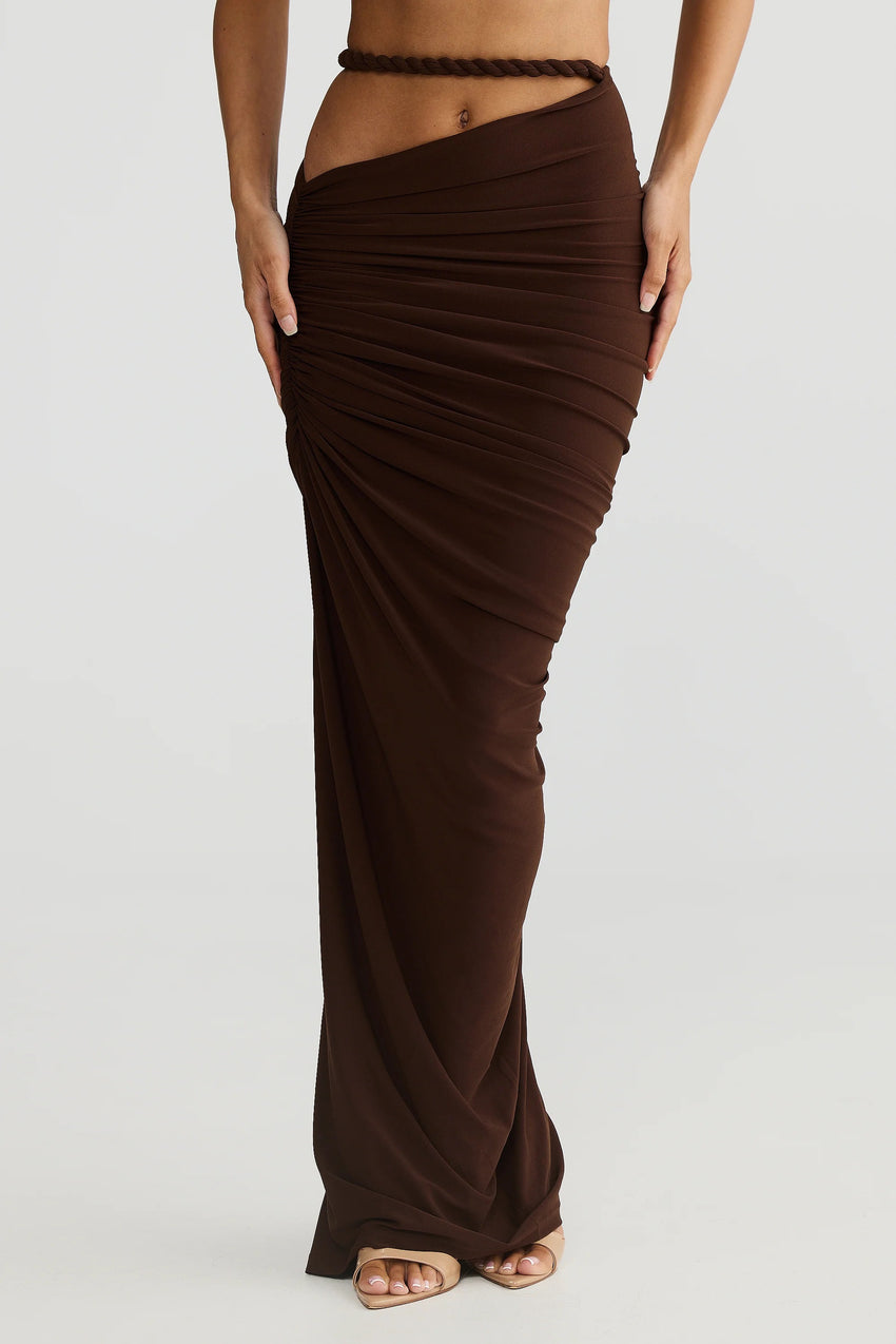 Zenaya Skirt - Espresso Brown