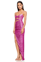 Nookie Sublime Cutout Maxi - Berry