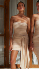 Nookie Zen Mini Dress - Nude