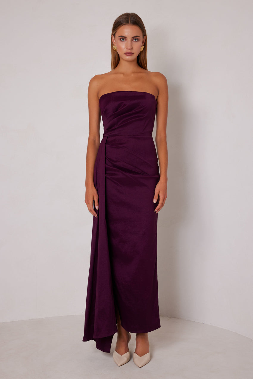 Paulina Dress - Plum