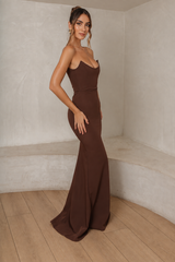 Celine Gown - Chocolate