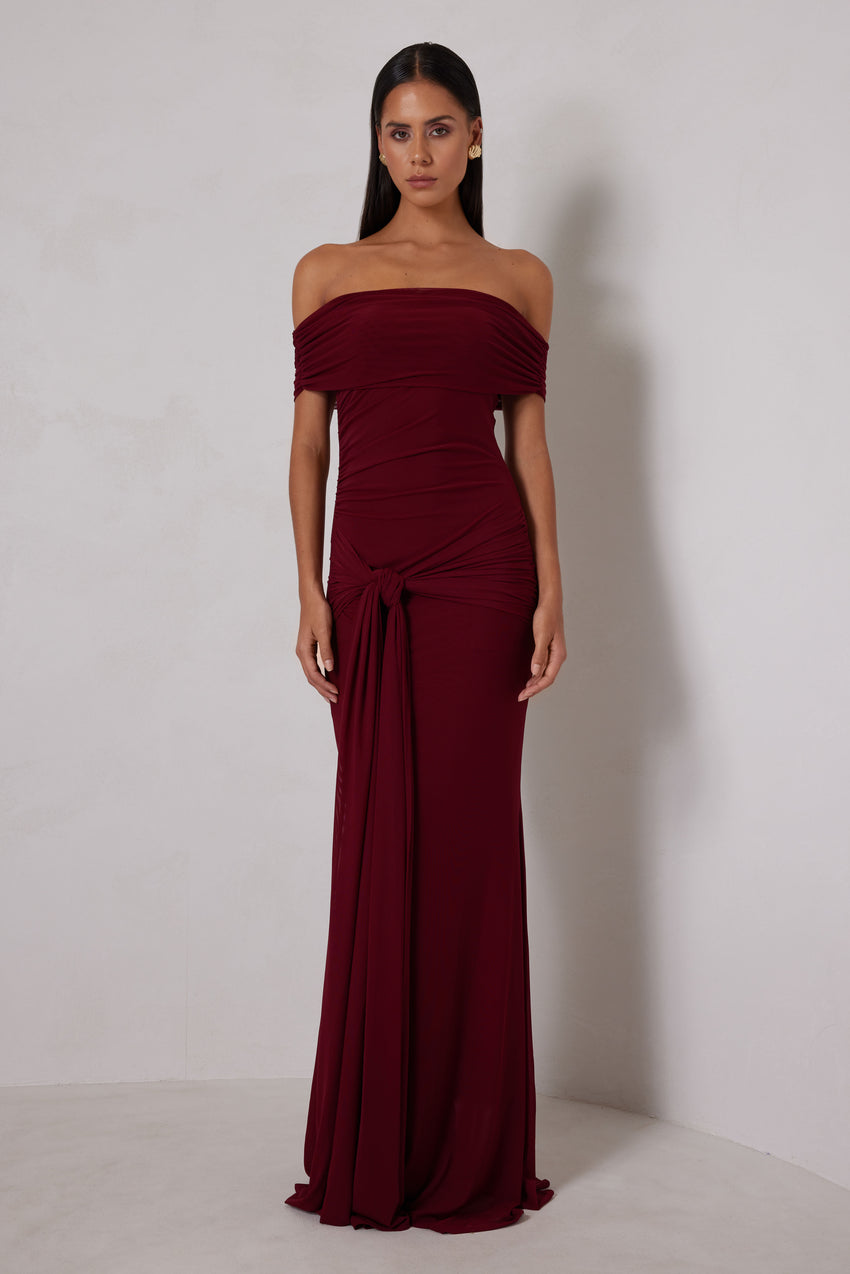 Saylor Dress - Wine