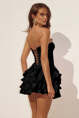 Tabitha Mini Dress - Black