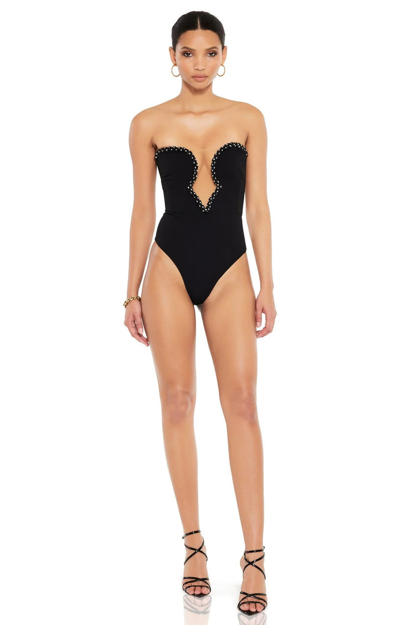 Nookie Adorn Bodysuit - Black