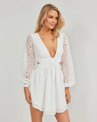 Tabetha Dress - White