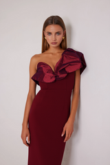 Naomi Dress - Wine