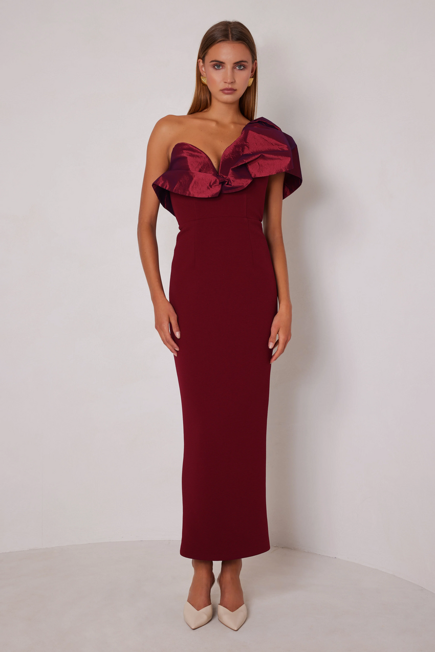 Naomi Dress - Wine