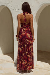 Valletta Maxi Skirt - Eliana Red